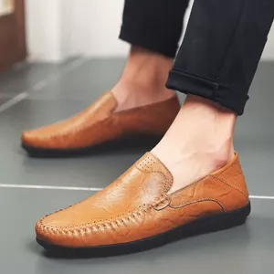 Spring New <strong>Men's</strong> Casual PU Leather <strong>Shoes</strong> <strong>Men's</strong> One Foot Soft-soled <strong>Shoes</strong> Business <strong>Shoes</strong> - Product Image 1