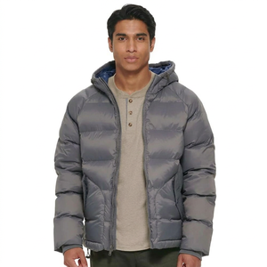 Hot Selling <b>Waterproof</b> <b>Men's</b> Puffer <b>Jacket</b> for <b>Winter</b> Customised Colour Logo Zipper Woven Technique Own Style 'Bubble <b>Man'</b> - Product Image 1