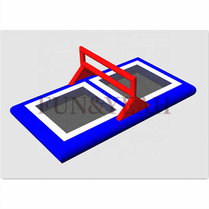 Summer Lake Sea Water Games Multi Sport Outdoor Court Trampoline gonflable Volleyball Jumping Game Jumping Field for Party - Product Image 3
