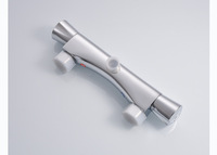 Robinet mélangeur thermostatique haut de gamme en laiton massif, design moderne, finition noire écologique, kits de douche, garnitures de salle de bain