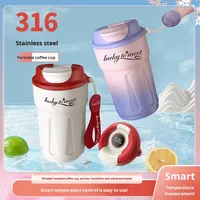 ThermoPal Tasse à café isotherme portable en acier inoxydable 316 épaissi - Isolation thermique de 12 à 24 heures - Design moderne et simple
