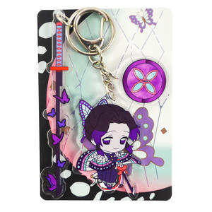 Porte-Clés Pendentif Personnalisé en Acrylique à l'Effigie de Personnages de Dessins Animés <span class=keywords><strong>Demon</strong></span> <span class=keywords><strong>Slayer</strong></span> - Product Image 6