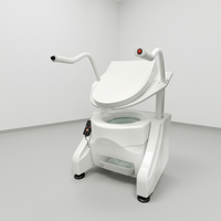 Chaise de transfert et de toilette assistée pour personnes à mobilité réduite, idéale pour la douche et la salle de bain