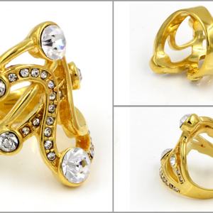 Anillos de Diseño de Última Moda de Lujo Vintage para Mujer, Anillo Chapado en Oro, Joyería para Hombre - Product Image 4
