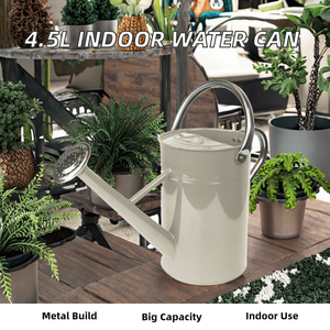 Regadera de Metal Galvanizado de 4.5L para Oficina, Jardín Interior, con Asa de Acero Inoxidable, Venta al Por Mayor - Product Image 2