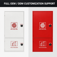 Premium FM/CE Sertifikalı Çift Bölmeli Yangın Dolabı - Orta Doğu Yüksek Katlı Binalar için Temel Endüstriyel Güvenlik İnşaatı