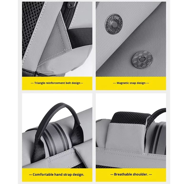 Fashion Flip Cover Business Laptop Backpack Unisex Casual Lightweight ...