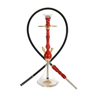 Ensemble Chicha Personnalisable en Alliage d'Aluminium et Résine, 60 cm, pour Bar à Chicha et Lounge, Vente en Gros Usine