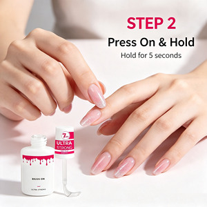 <b>Brush</b> On Nail Glue for Press On Nails, Quick Dry Ultra Strong - 7ml | Quick Dry, Ultra Strong - Product Image 2