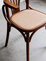 Chaise de salle à manger en bois massif au design nordique contemporain, durable, avec revêtement en tissu rétro nordique, idéale pour la maison, le bar et la villa