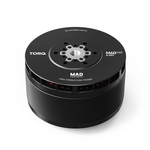 MAD M60C60 PRO IPE Metal Manned Flying Car Motor for UAVs EVTOL Ground Flight Simulator