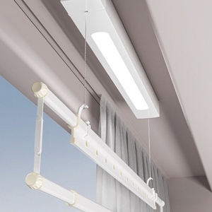 Small unit balcony <b>remote</b> <b>control</b> lifting side mounted household automatic electric drying rack - Product Image 3