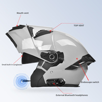 Casque de sécurité unisexe personnalisé en ABS à double visière toutes saisons pour moto, modèle AD, vente en gros, nouveauté