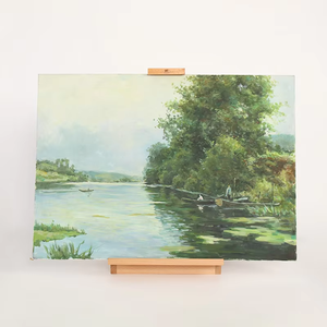 Chevalet miniature réglable en bois de hêtre de haute qualité, support de <span class=keywords><strong>table</strong></span> portable pour peinture, présentoir pour <span class=keywords><strong>artistes</strong></span> MINGHUA HJ-11 Shandong - Product Image 1