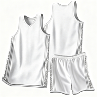 Maillots de basket personnalisés en gros – Ensemble uniforme respirant à séchage rapide, écologique, sans manches, col en V, unisexe, par sublimation