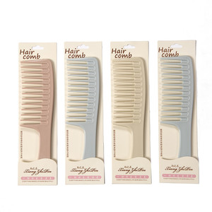 Peignes à cheveux professionnels antistatiques à dents larges avec logo, vente en gros, brosse à cheveux carrée démêlante durable personnalisée - Product Image 2