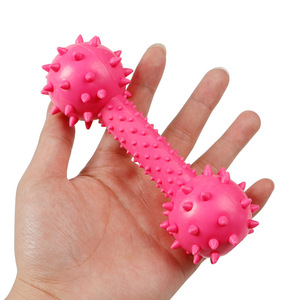Hot Sale Eco-Friendly TPR Rubber <b>Dumbbell</b> Chew Toy for Dog Teeth Cleaning Intelligence Training - Product Image 5