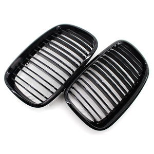 Parrilla Delantera para BMW E70 X5, Negro Brillante, Doble Línea, Rejilla de Ventilación, 2007-2013 - Product Image 4