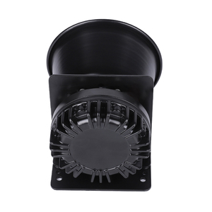 Haut-parleur d'alarme de voiture, haut-parleur d'ambulance, haut-parleur de voiture, unité de commande de klaxon, klaxon électronique étanche, forme ronde, noir, 100 W - Product Image 3