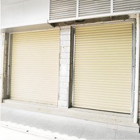 Porte enroulable industrielle en acier galvanisé perforé, acier extérieur V5