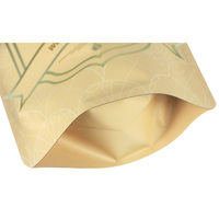 Emballage mat réutilisable de lentilles en poudre à haute teneur en protéines PLA compostable écologique sac en papier kraft biodégradable pochette à fond plat