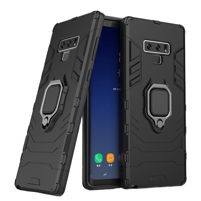 Oem Welcome Finger Ring Kickstand Hard armor Note 9 case for samsung galaxy Note 9 case Phone Cover