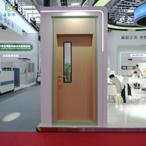 <span class=keywords><strong>Porte</strong></span> intérieure en acier ignifugée à grain de bois composite pour <span class=keywords><strong>atelier</strong></span> et usage commercial scolaire CE ISO - Product Image 2