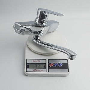 <span class=keywords><strong>Robinet</strong></span> de cuisine mural en zinc à col long, pour <span class=keywords><strong>eau</strong></span> froide et chaude - Product Image 5