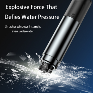 Dụng cụ cứu hộ bằng thép carbon 2 trong 1 Búa an toàn cho ô tô Dụng cụ phá cửa sổ thoát hiểm khẩn cấp tự động - Product Image 4