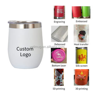 Vaso de Vino Personalizado con Logotipo de 12 oz, Acero Inoxidable, Doble Pared, Aislado al Vacío, con Tapa para Café, Té y Vino - Product Image 5