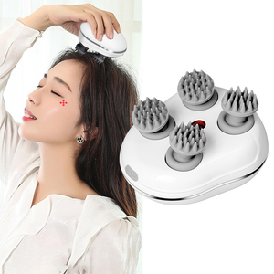 Masajeador Inteligente para el Cuero Cabelludo con Carga USB, Masajeador de Cabeza con Vibración y Amasamiento, Terapia de Luz Roja, Alivio del Estrés - Product Image 1