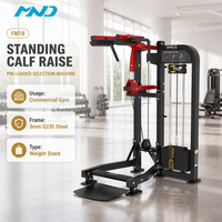 Machine commerciale de soulevé de mollets MND FM18 – Équipement d'entraînement des mollets pour salle de sport, centre de fitness, renforcement de la force des jambes