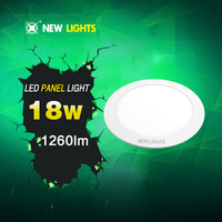 Prix de plafonnier à gradation à montage encastré fabricant 18W SMD2835 CE EMC LVD RoHS ERP approuvé panneau lumineux LED rond