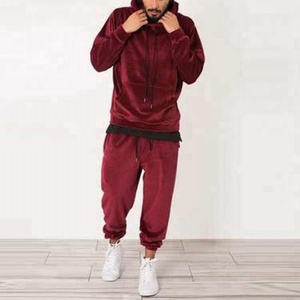 Jingyu fábrica <span class=keywords><strong>de</strong></span> moda <span class=keywords><strong>de</strong></span> alta calidad <span class=keywords><strong>terciopelo</strong></span> chándales <span class=keywords><strong>de</strong></span> <span class=keywords><strong>terciopelo</strong></span> hombres - Product Image 3