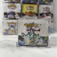 Boîte de présentation en acrylique transparente avec logo personnalisé, protection UV, aimant puissant, pour Poke Mon ETB UPC SPC Yu-Gi-Oh Booster Bundle