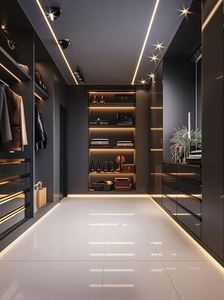 Armoire moderne de luxe pour chambre à coucher Armoire design moderne Dressing Mobilier universel - Product Image 4