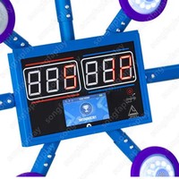Mur d'entraînement interactif LED tactile en PVC solide IPS pour athlètes, usage intérieur/extérieur, fitness, aires de jeux et salles d'arcades