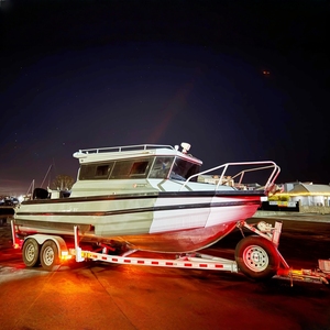 Yacht de plaisance de luxe <span class=keywords><strong>Sea</strong></span> King Professional 7,5 m, bateau de pêche en aluminium, bateau de croisière en cabine, bateau de <span class=keywords><strong>patrouille</strong></span> sportif hors-bord à vendre - Product Image 3