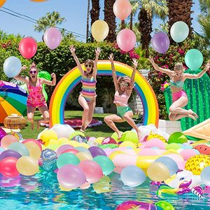 Nicro Vendita Calda 100 Pezzi <span class=keywords><strong>Palloncini</strong></span> in Lattice Macaron <span class=keywords><strong>Arcobaleno</strong></span> Pastello, Colori Assortiti 12 Pollici, Decorazioni per Feste Colorate - Product Image 6