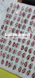 En stock – Boucles d'oreilles de luxe unisexe en argent 925 avec nœud papillon <span class=keywords><strong>pour</strong></span> femmes et hommes – Bijoux fins <span class=keywords><strong>pour</strong></span> hélix, <span class=keywords><strong>tragus</strong></span>, conque - Product Image 5