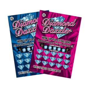 High Quality B2B Custom Security Digital Printing Lottery Ticket Scratch Off Lotto Cards with Variable Data - Product Image 4