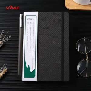 Customized PU Leather Sketch Book With Elastic Band Classmate Notebook