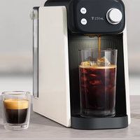 Nouveau Style bureau maison expresso américain automatique Portable Capsule cafetière distributeur d'eau 2-en-1 Capsule Machine à café