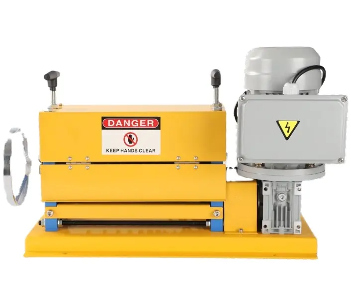 High speed home using small electric scrap copper jacket cut stripper machine auto waste cable recycling wire stripping machine