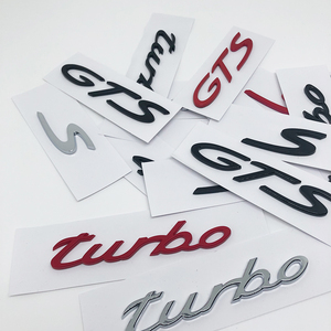 Para Cayenne, Cayman, Carrera, Macan, GTS, Turbo 4S, Emblema Adhesivo para Maletero Trasero de Coche, Accesorios Hechos en China - Product Image 3