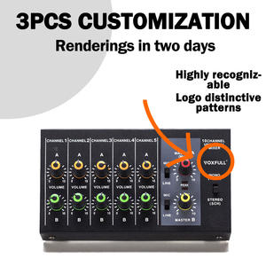 Mixer Audio <span class=keywords><strong>Professionale</strong></span> Voxfull a 10 Canali Console di Mixaggio con Alimentazione Scheda Audio Modello MAX10 Voce Regolabile per Applicazioni Audio - Product Image 4