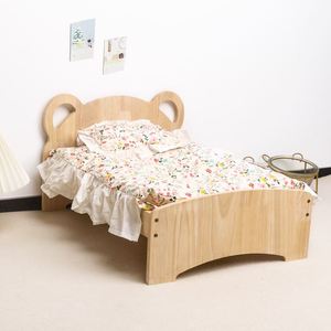 Lit de chat en bois mignon de haute qualité lit de couchage surélevé pour animaux de compagnie chat chien meubles lit pliable en bois pour animaux de compagnie - Product Image 6