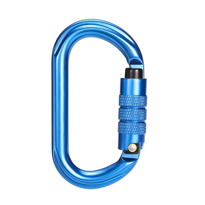 <span class=keywords><strong>Mousqueton</strong></span> <span class=keywords><strong>de</strong></span> sécurité en aluminium <span class=keywords><strong>de</strong></span> 25 kN en forme <span class=keywords><strong>de</strong></span> O <span class=keywords><strong>à</strong></span> verrouillage automatique pour l'escalade en plein air - Product Image 6