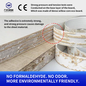 Adhesivo termofusible EVA de bajo <span class=keywords><strong>olor</strong></span>, <span class=keywords><strong>flujo</strong></span> de fusión estable, pegamento fino para sellado de bordes de muebles de ABS, melamina y chapa de madera - Product Image 4
