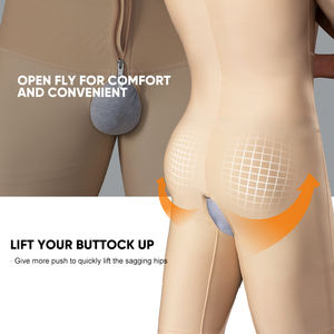 Vêtements de maintien amincissants Faja à haute compression pour hommes soutien postchirurgical colombien soutien du dos lève-fesses mise en forme du corps pour hommes - Product Image 2